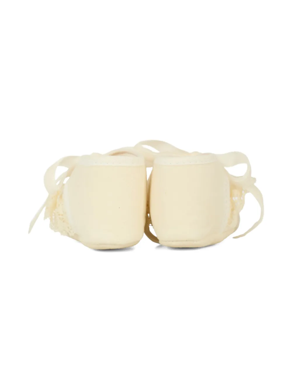 Paz Rodriguez lace-bow ballerina shoes Neutrals
