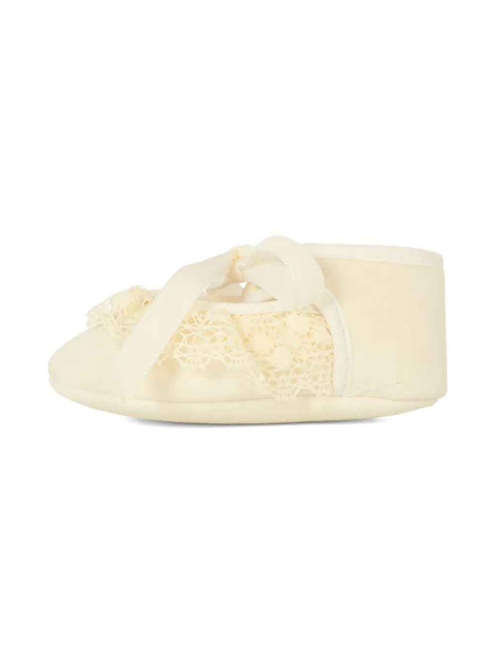 Paz Rodriguez lace-bow ballerina shoes Neutrals