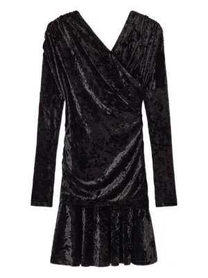 AllSaints Lana Lace Knot Dress | Black | FARFETCH NZ