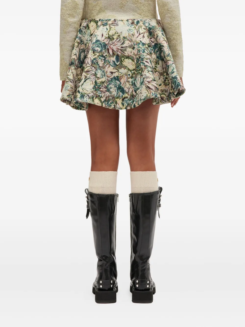 Ganni Rock Mit Blumenmuster In Multi