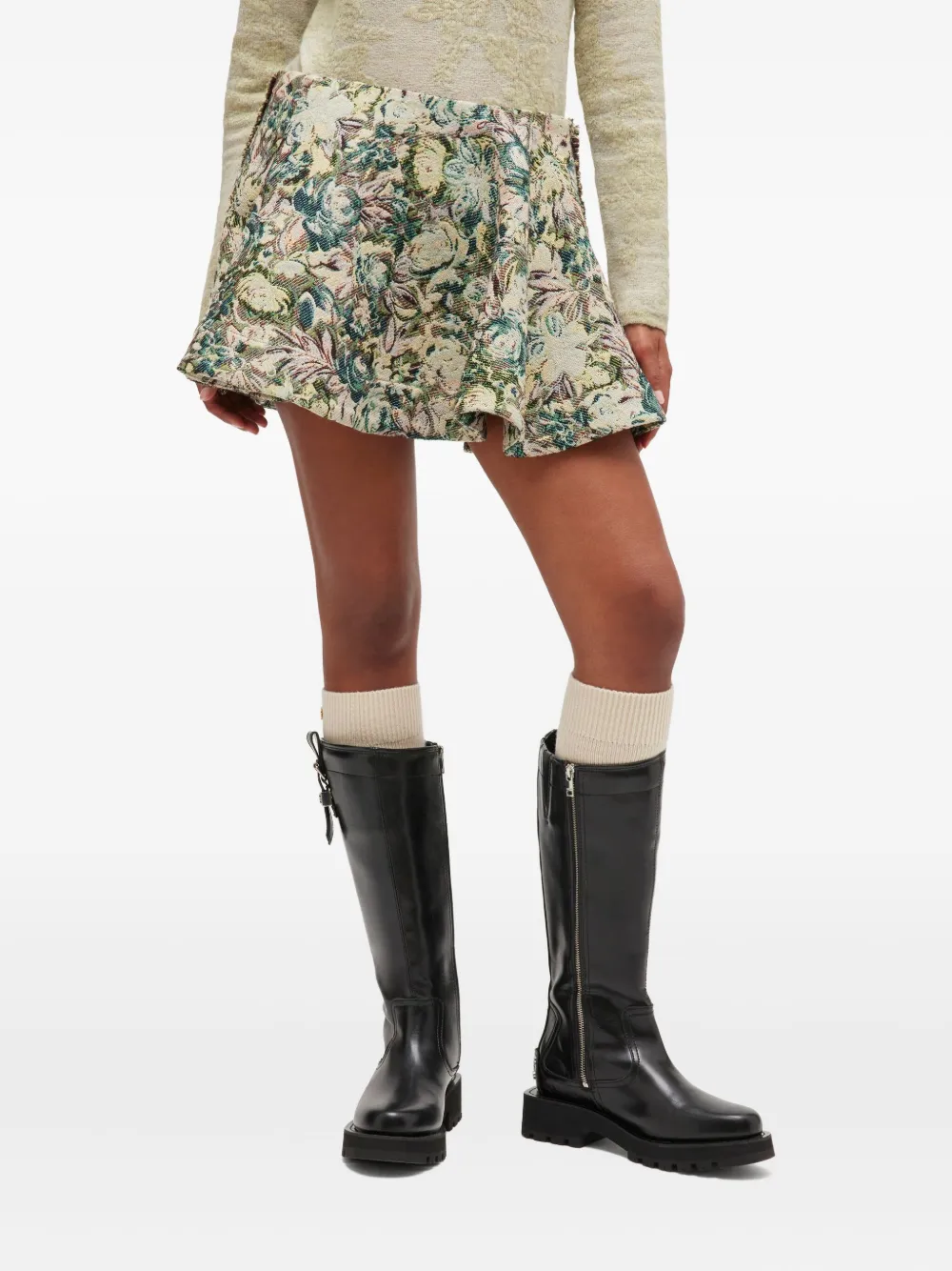 Ganni Rock Mit Blumenmuster In Multi