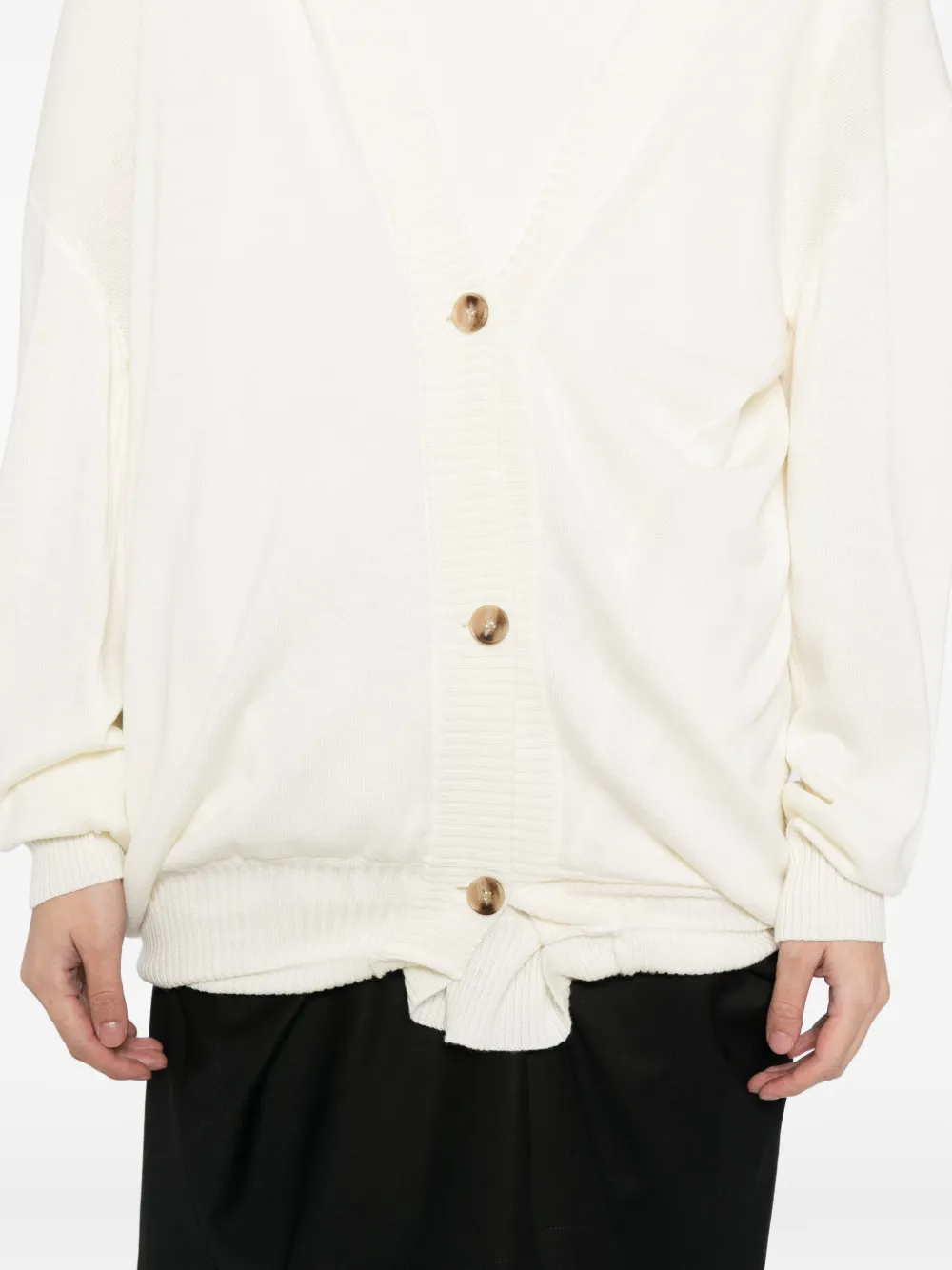 Litkovska Wool Cardigan In Neutral