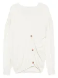 LITKOVSKA wool cardigan - Neutrals