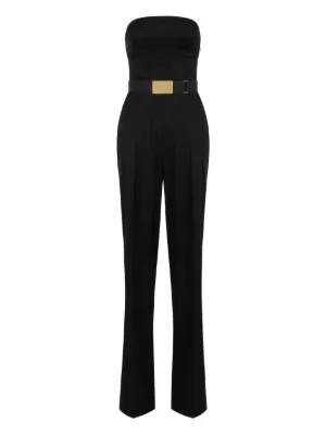 オールインワン・サロペット ELISABETTA FRANCHI JUMPSUITS Elisabetta Franchi - Fleece jumpsuit purple - The Corner