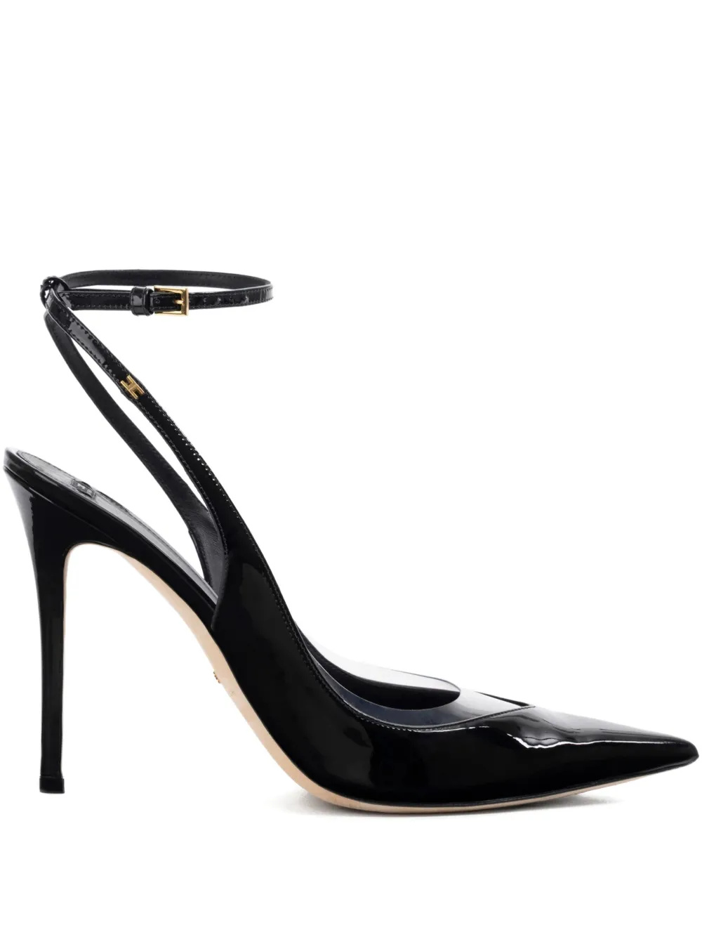 slingback leather pumps