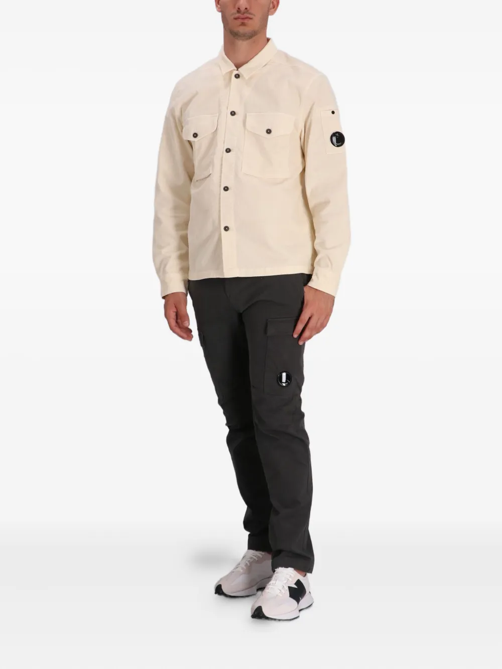C.P. Company Broek met cargo zak - Groen