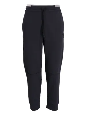 Prada triangle-logo silk-blend Track Pants | Black | FARFETCH ZA