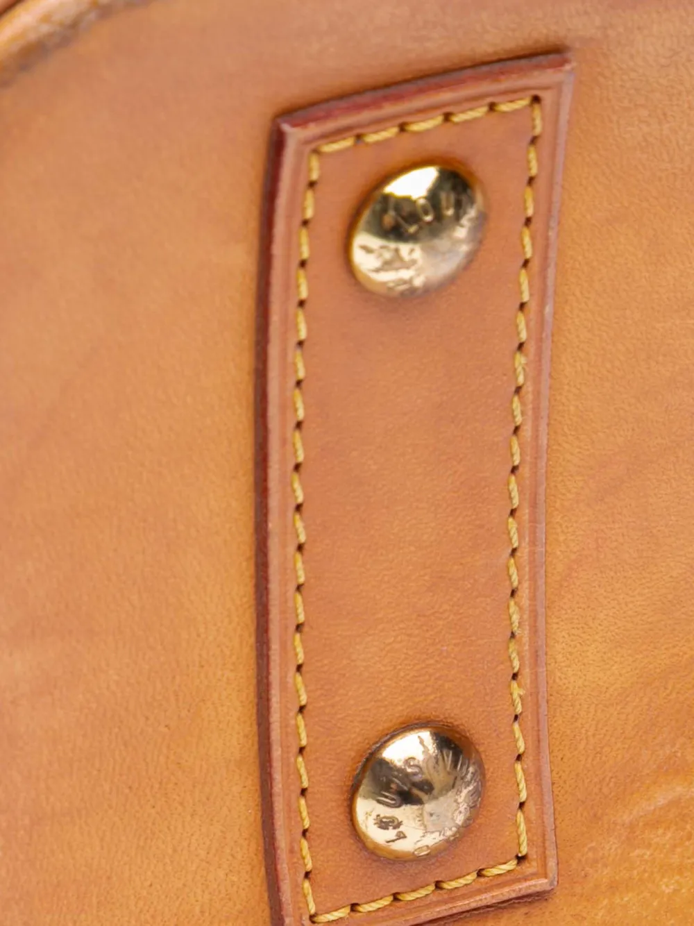 Pre-owned Louis Vuitton 1990-2025 Monogram Alma Bb Satchel In Brown