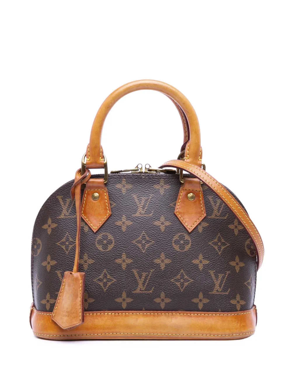 Louis Vuitton Pre-Owned 1990-2025 Monogram Alma BB satchel - ブラウン Louis Vuitton Pre-Owned 1990-2025 Monogram Alma BB satchel - ブラウン