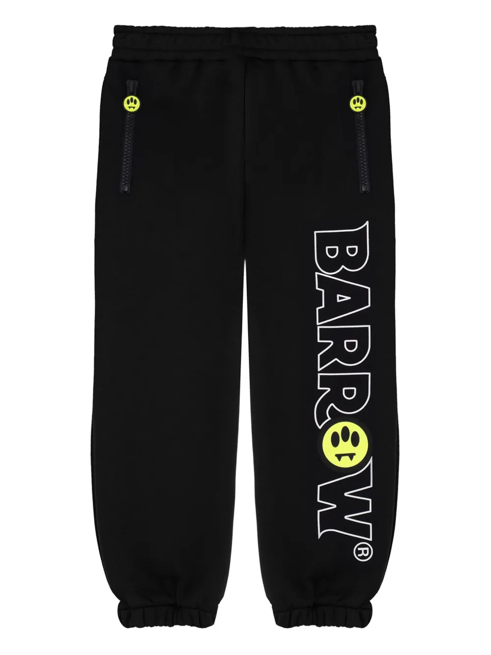 Barrow kids logo-print jersey track pants | Black | Image 1