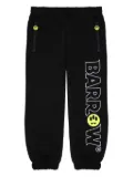 Barrow kids logo-print jersey track pants - Black