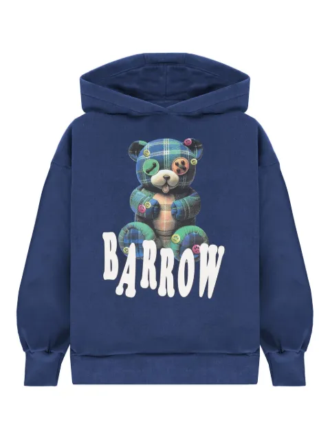 Barrow kids Teddy Tartan hoodie