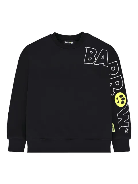 Barrow kids logo-sleeve jersey sweatshirt