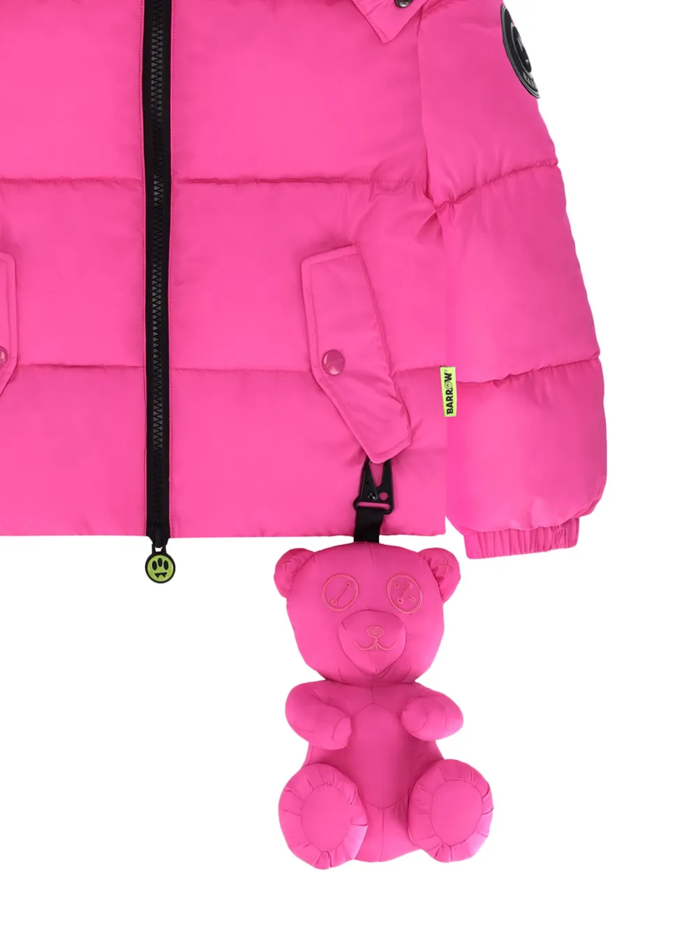 Barrow kids Donsjack met teddybeer Roze