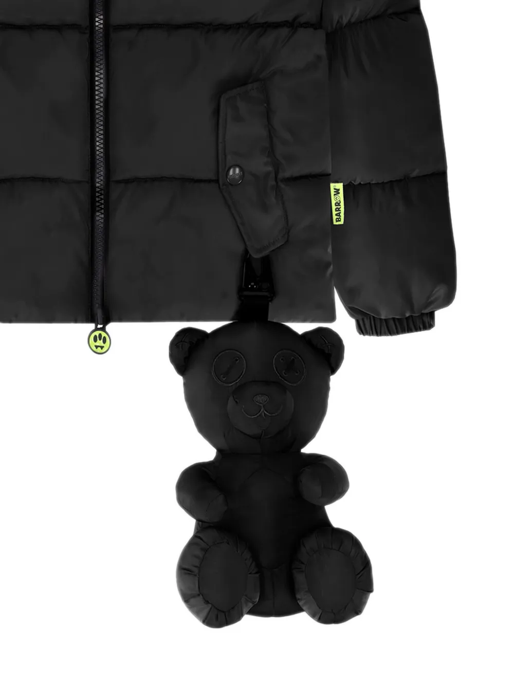 Barrow kids Donsjack met teddybeer Zwart