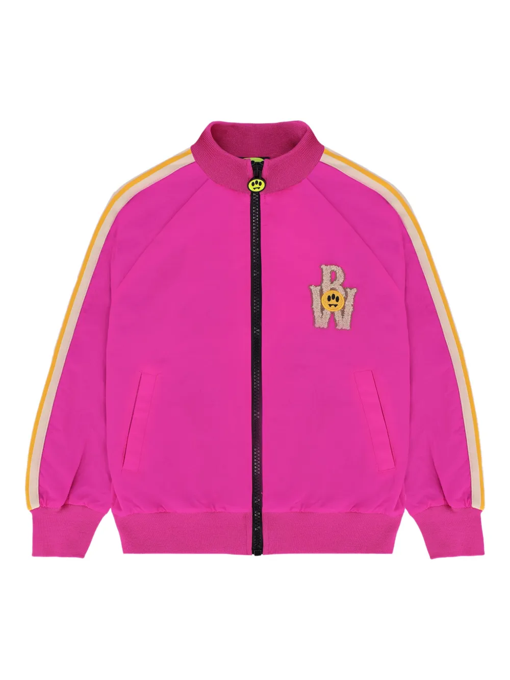 Barrow kids striped-panel bomber jacket | Pink | Image 1