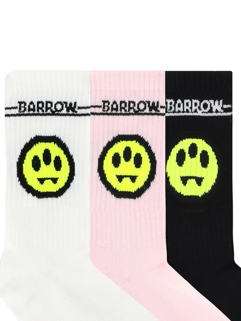 Barrow kids smiley-face socks (pack of three) | Girls Clothing | Image 2