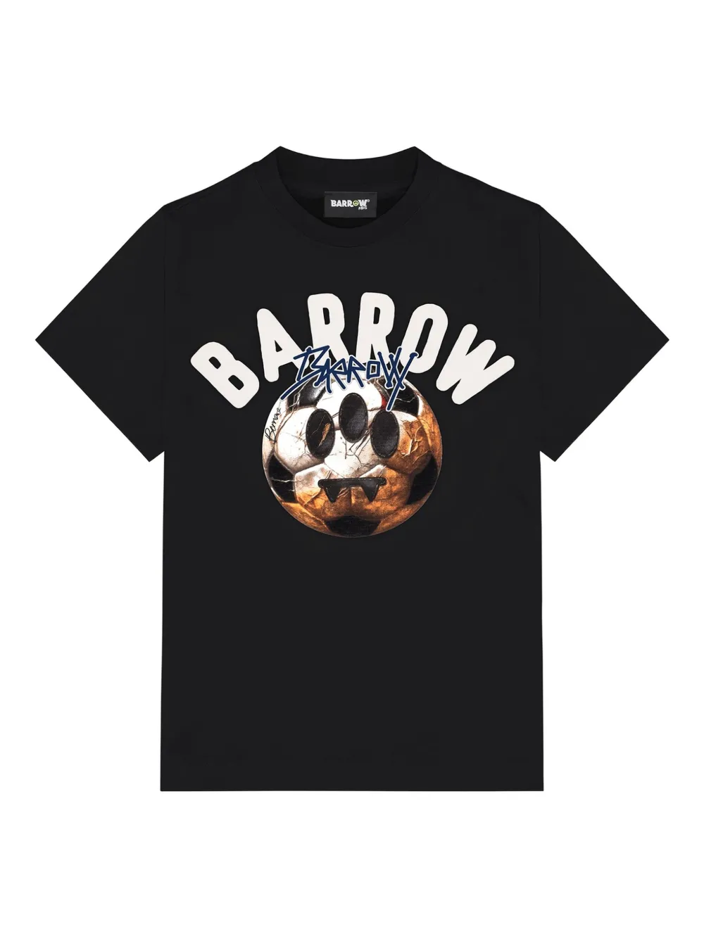 Barrow kids football-print T-shirt | Black | Image 1