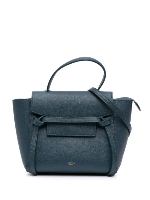 Celine Pre-Owned 2019 Nano Grained Calfskin Belt Bag satchel