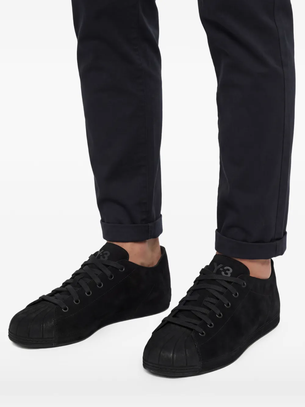 Y-3 Suède sneakers Zwart