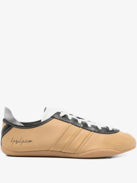 Y-3 striped lace-up sneakers