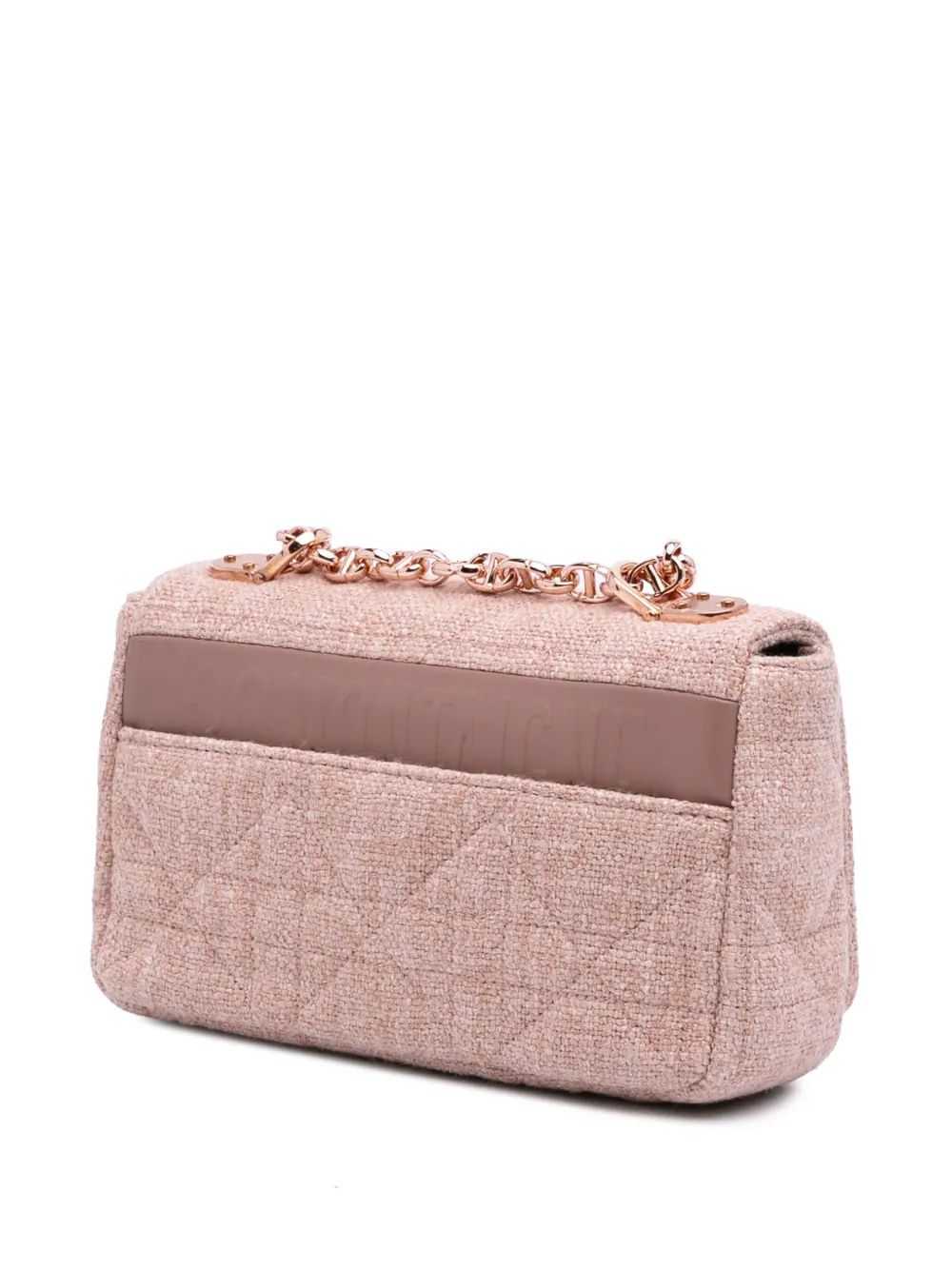 Christian Dior Pre-Owned 2022 Small Tweed Macrocannage Caro Bag Christian Dior Pre-Owned 2022 Small Tweed Macrocannage Caro Bag