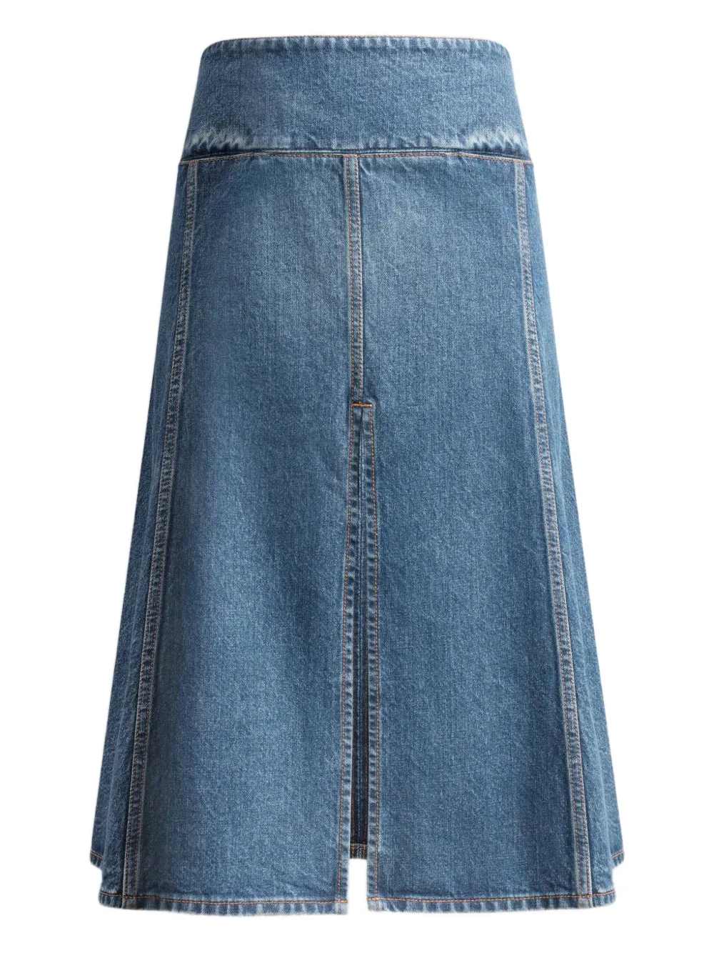 Alaïa jupe en jean à coupe mi-longue | bleu | Image 1