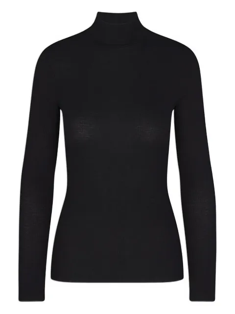 FRAME ribbed high-neck top