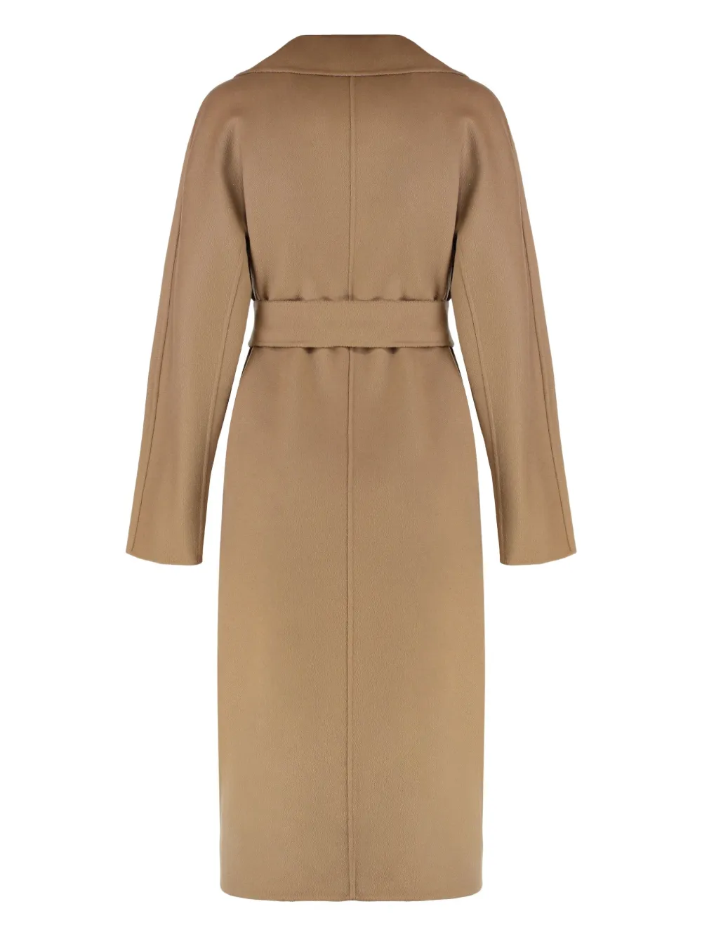 Max Mara lapel-collar belted coat Bruin