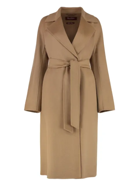 Max Mara lapel-collar belted coat