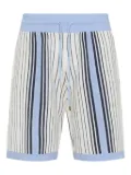 AMIRI striped knit deck shorts - Blue