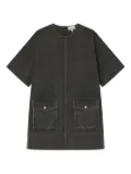GANNI pocket-detail dress - Black
