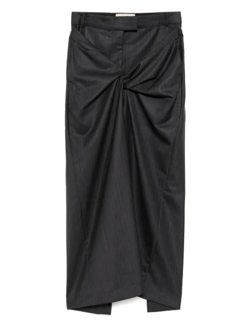 LITKOVSKA front-twist skirt