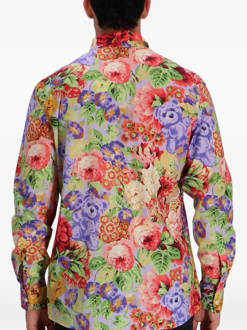 Moschino Overhemd met teddybeerprint Blauw