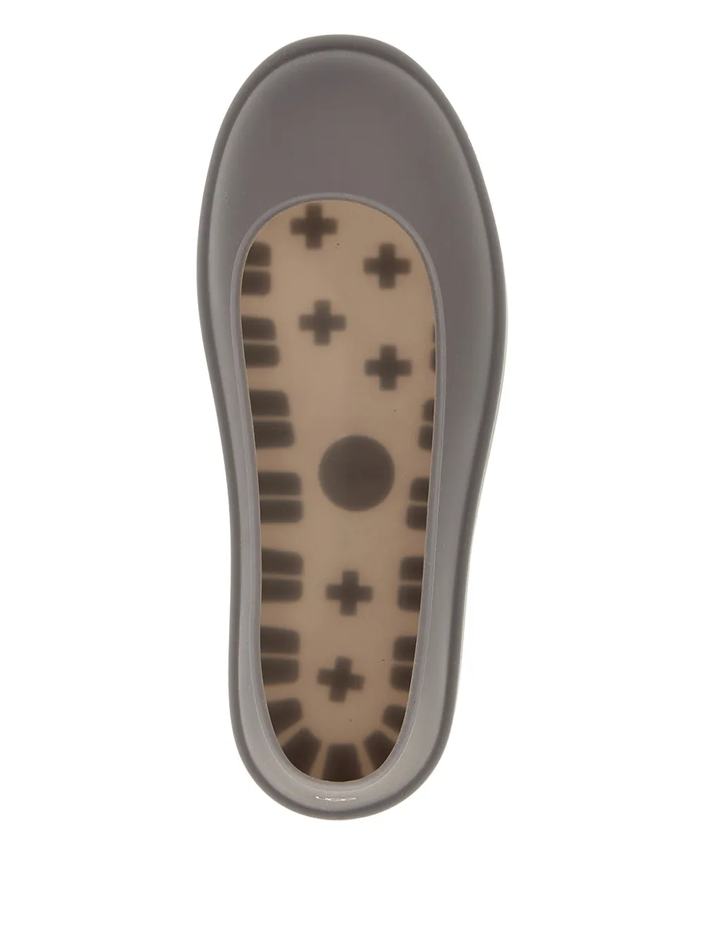 UGG rubber platform shoe Grey