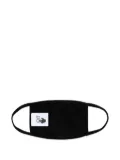 Off-White diagonal-striped cotton mask - Black