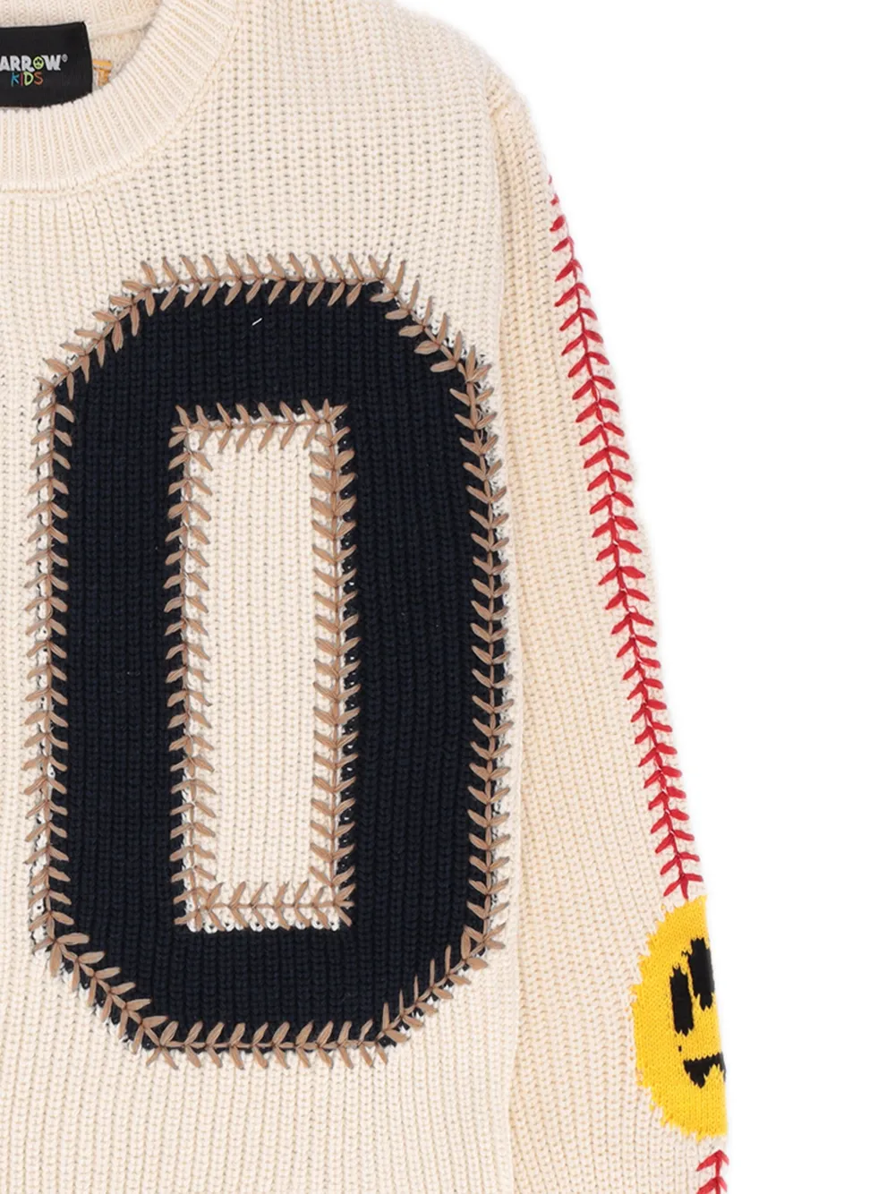 Barrow kids number-applique sweater | Boys Knitwear | Image 2