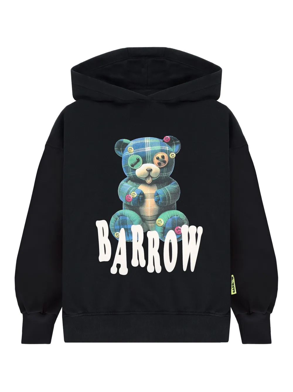 Barrow kids bear-print hoodie - ブラック Barrow kids bear-print hoodie - ブラック