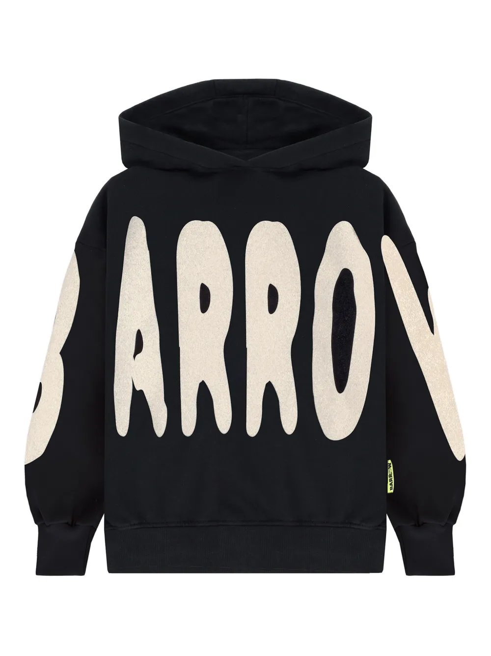 Barrow kids logo-embellished fleece hoodie | Black | Image 1