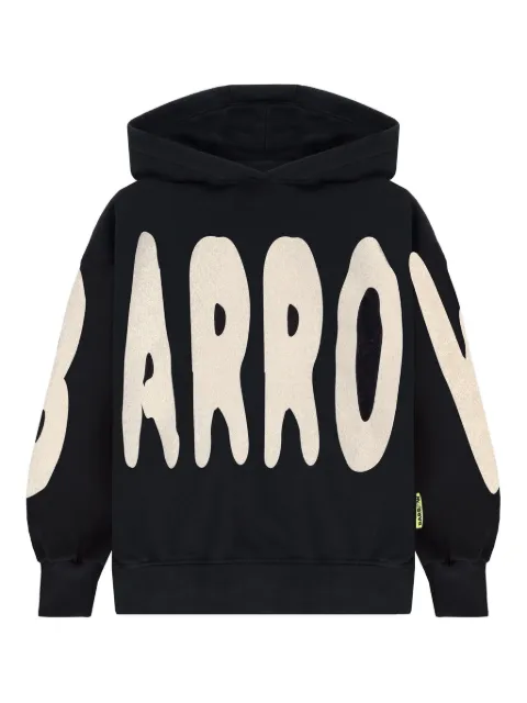 Barrow kids logo-embellished fleece hoodie