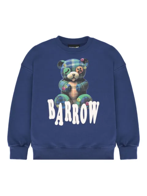 Barrow kids Teddy Tartan sweatshirt 