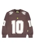 Barrow kids number-applique sweatshirt - Brown