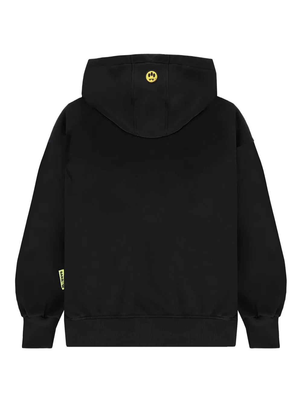 Barrow Teddy-print Hoodie In Black