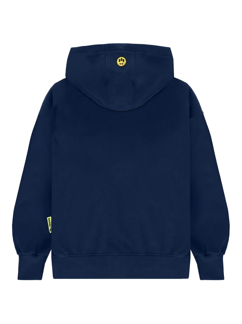 Barrow Teddy-print Hoodie In Blue