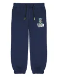 Barrow kids logo-print track pants - Blue