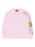 Barrow kids logo-sleeve sweatshirt - Pink