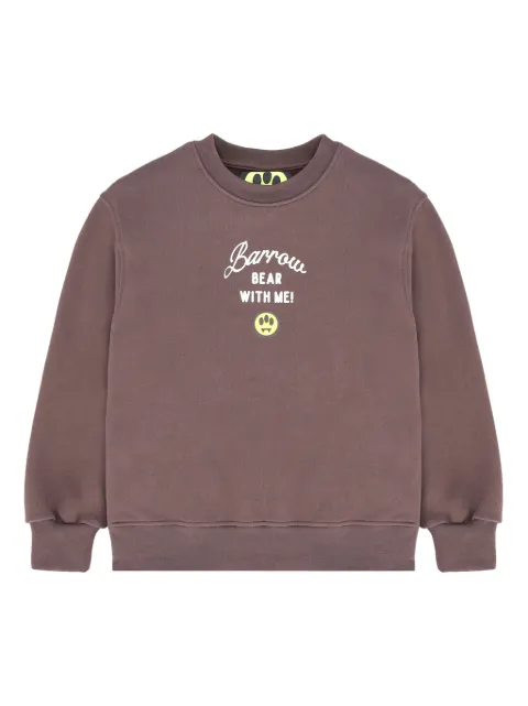 Barrow kids logo-embroidered sweatshirt