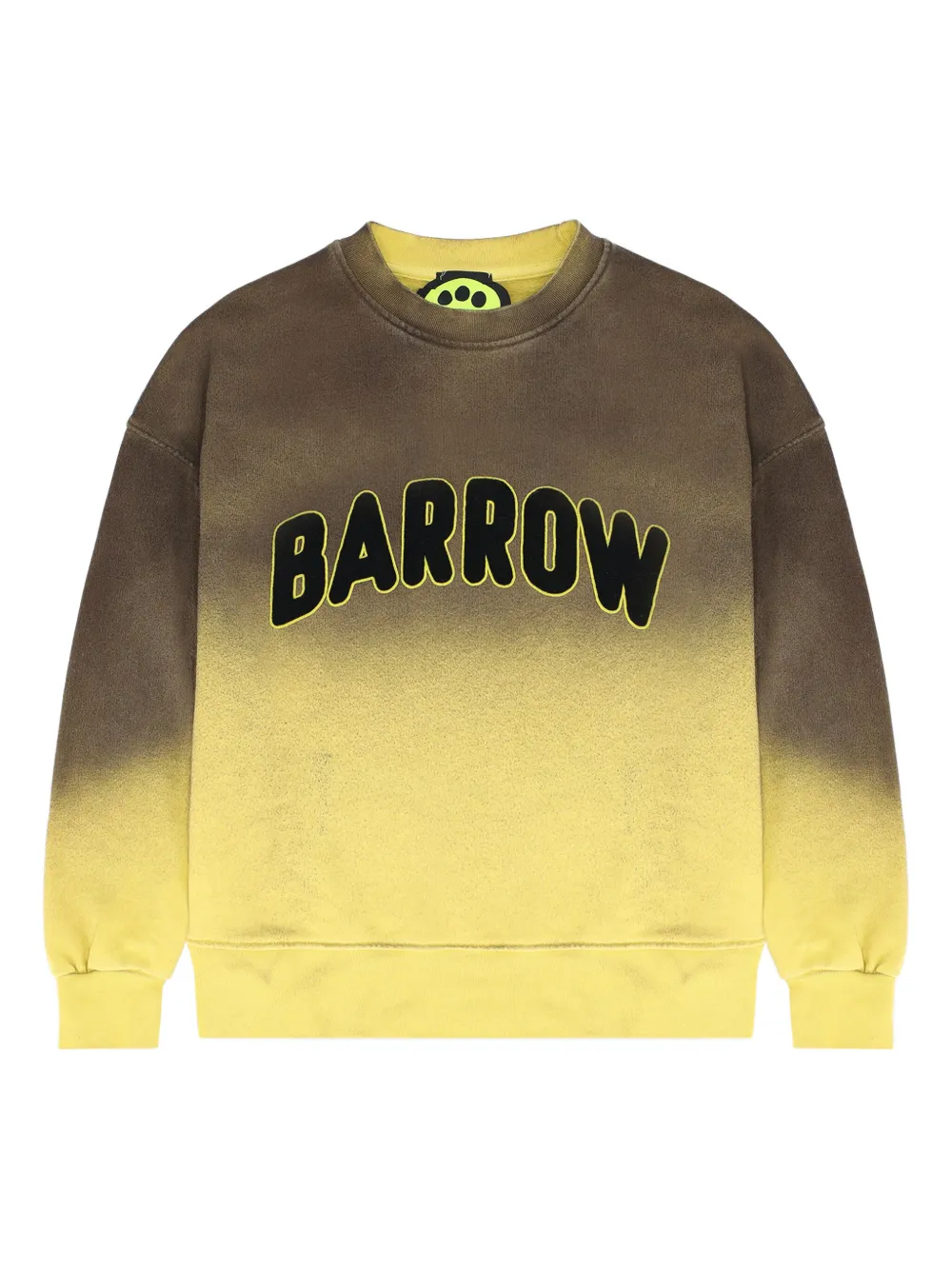 Barrow Crew-neck Cotton Sweatshirt In Multi