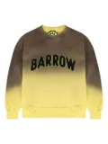Barrow kids crew-neck cotton sweatshirt - Yellow