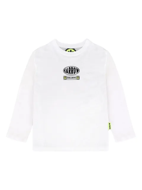 Barrow kids long-sleeve graphic-print T-shirt